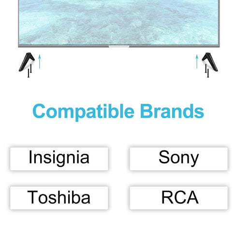 Maozhren Universal TV Stand Screws and Washers Kit for Insignia Sony Toshiba RCA Roku TV Mount Legs, Includes Washers