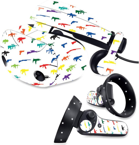 MightySkins Skin for Samsung Odyssey Plus VR - Fun Guns | Unique Vinyl Decal Wrap Cover, Durable & Easy to Apply, Made