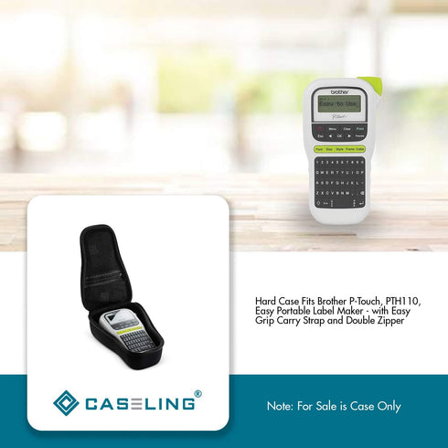 caseling Hard Case for Brother P-Touch PTH110 Easy Portable Label Maker (case only)