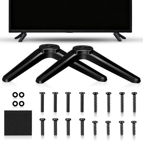 GETAJGHSD 2 Pcs Plastic Tv Mount Stand for Tvs Brackets with Screws Easy