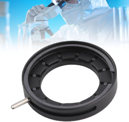 Estink Adjustable Aperture Diaphragm, Metal 1.5-23mm Microscope Adapter Aperture Adjustable Lens Optical Diaphragm