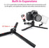 Adjustable Aluminum Mini Tripod Stand for DSLR Cameras, Zhiyun Weebill, DJI Ronin, Stabilizer Handle
