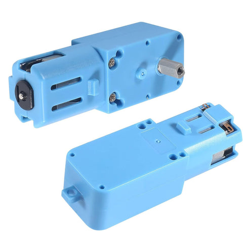 1:90 6v 10pcs Set mini dc Gear tt Motor with Metal Gears for rc Cars, Robots and DIY Toys - dc Geared Motor (Blue)