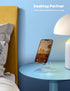 Lamicall Clear Cell Phone Stand, Transparent Phone Dock for Desk, Acrylic Office Accessories, Suitable for 4-8'' iPhone