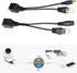 Passive PoE Injector and Splitter Kit with 5.5x2.1 mm DC Connector, RJ45 Power Over Ethernet