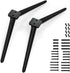 65" 1 Set, 200 lbs Dinghosen TV Stand Legs for TCL Roku TV, Modern Black Metal, Supports Up