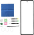 Screen Replacement Repair Kit for Galaxy Z Fold 3 5G F926, Front Outer Lens Glass with OCA Adhesive, Full Tool Kit