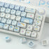 Sunzit PBT Keycaps - MOA Keycaps, Cute 132 Keys Dye-Sublimation Custom Keycap Set for Cherry MX Mechanical Keyboard