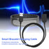 Cuifati 1 Meter Long Bracelet Watch Charger, Portable USB Charging Cable for Smart Bracelet, Black