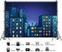Haoyiyi 10x6.5ft Cartoon Photography Backdrop, Modern Cityscape Skyline for Birthday Party Event Decoration