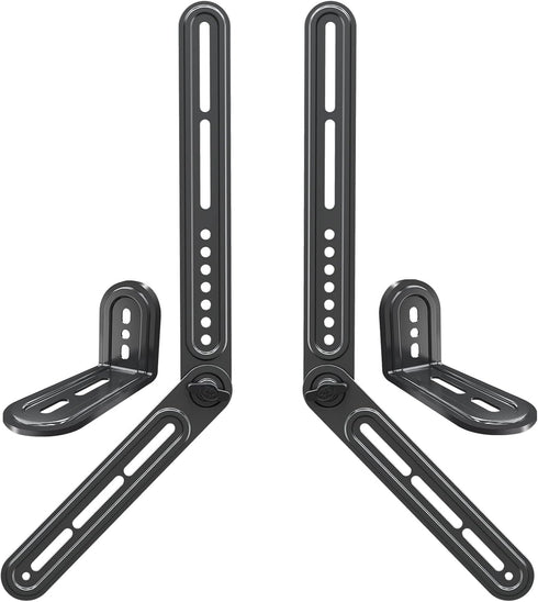 Mounting Dream Soundbar Mount for Most Sound Bars up to 15 lbs, Above or Under TV, with Detachable Extension Plates