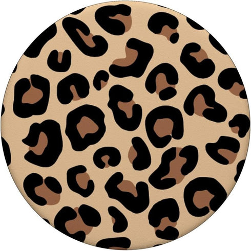 Leopard Pattern Print Cheetah Like Animal PopSockets Standard PopGrip