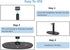 4 in 1 Headphone Stand with 15w Qi Charging Station, Detachable Design for Travel, Home, Hotel