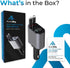 AutoSky 4 in 1 Retractable Car Charger - 100W USB C & iPhone Cable, Fast Charger with USB-C, USB-A Ports for iPhone,