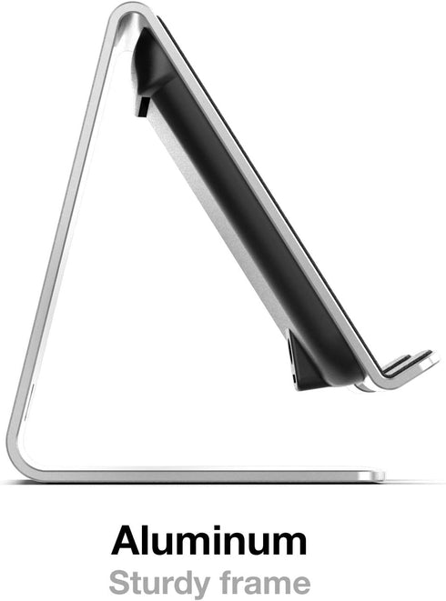 Encased PowerStand Wireless Charging Stand - Dimmable LED Backlights, Desktop Charger for iPhone, Android, Galaxy