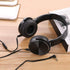 2 Pack K-12, (HY450, Wired Classroom Headphones with Microphone for Kids All Ages Durable Students Computer Headphones