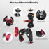 Mechrig (SY006) Super Clamp with Dual Ballhead Magic Arm, Aluminum Camera Clamp Mount Kit for DSLR Action