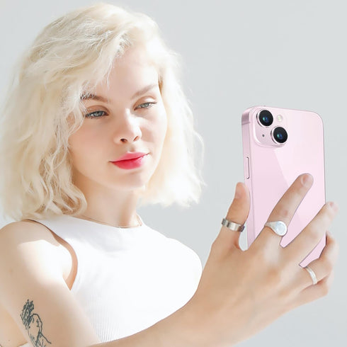 Pink Camera Lens Protector for iPhone 15 & 15 Plus - Anti-Scratch Tempered Glass, Shockproof Full Protection.