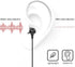 GEEKRIA Mini Comfy ASMR Sleeping Ear Plugs, Noise Isolating Earphone with Microphone and Volume Control for Air Travel