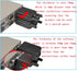 2PCS Male VGA Solderless Quick Connector, 16mm Thinner 3+9 DB15 Serial Plug to 15-pin Port