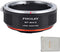 Manual Focus Lens Adapter EF to MFT for Canon EF EF-S Mount Lens to Micro Four Thirds Cameras, Compatible with Olympus