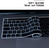 HRH French Language AZERTY Silicone Keyboard Cover Protector for MacBook Pro 13" 2020 and 16" 2019