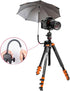 SnowTing 20 Inch Umbrella Chair Clamp for Cameras, Flexible Adjustable Gooseneck Camera Rain Cover, Tripod Sun Shade