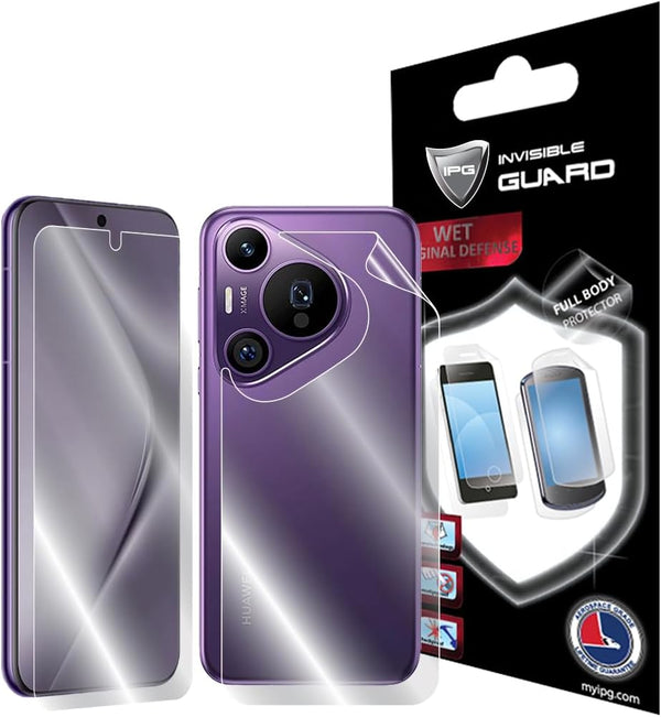 IPG Hydrogel Protector for Huawei Pura 70 PRO - FULL BODY Invisible Touch Screen Sensitive Ultra HD Clear Film
