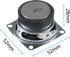 Shutao 2Pcs 3W 2" 52 MM 2" 4 Loudspeaker Ohm Bass Speaker Audio Sound Home Theater Loudspeaker Full Frequency Range