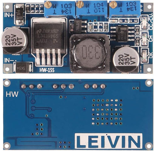 LM2596S Driver DC-DC Constant Current Module, Dorhea LM2596 Step-Down CC/CV Power Supply Module, Adjustable