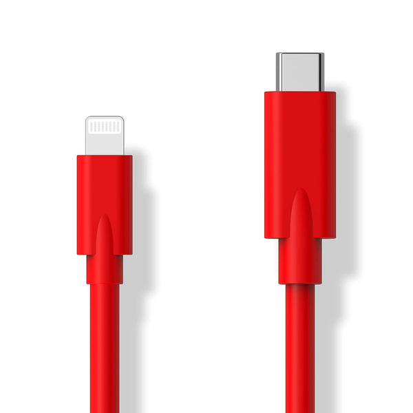 USB Type C to Lightning Cable, MFi Certified Charging Cord for iPhone 13 Pro, 12 Pro Max, 11, X, XS, XR, 8 Plus (Red)