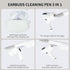 Compatible Charging Case Cover for Apple AirPods Pro 2nd/1st Generation with Cleaner Kit, Luminous 3D Halloween Ghost