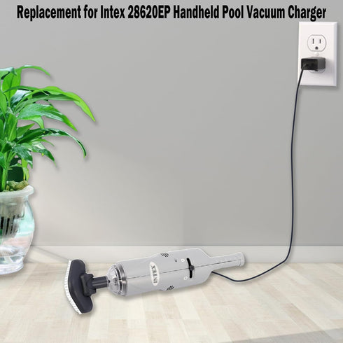 Charger for Intex 28620EP Rechargeable Handheld Pool Vacuum, Compatible with Intex 28620 28620E CL1704 USB Charging