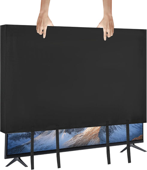 CebraBounze TV Cover Moving Box 70 to 75, Dust and Scratch Resistant Felt