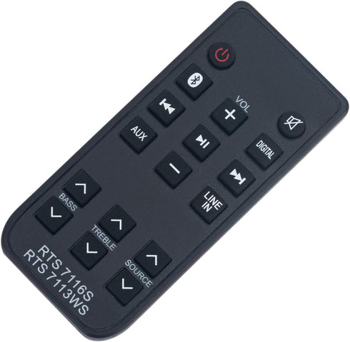 New Replacement Remote Control for RCA 37" Sound Bar, Fit for Alco Electronics Soundbar Models