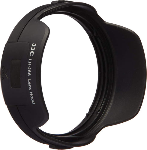 JJC LH-J66 Reversible Hood Shade for Olympus M. Zuiko Digital ED 12-40mm f/2.8 PRO Lens (Black)