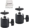 EXMAX 360 Degree Swivel Mini Tripod Ball Head with 1/4 Screw Thread Base