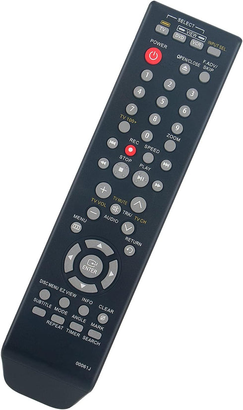 AK59-00061J Replacement Remote Control for Samsung DVD VCR Combo, Models DVD-V9800, DVD-V9700