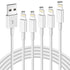 iPhone Charger (3/3/6/6/10FT) 5Pack MFi Certified Lightning Cable, Fast Charging Cords Compatible with iPhone 14 13 12