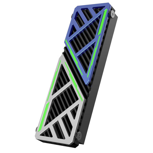 WAVLINK 880X NVMe Heatsink, M.2 Heatsink for 2280 NVMe/SATA SSDs, High-Performance Cooler, Aluminum Alloy, Dual Thermal