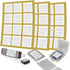 LeongLzt (120 Count) 6 SD Card Label Stickers/Flash Drive Labels with Free SD Card Cases & a Storage Box - Stick-On
