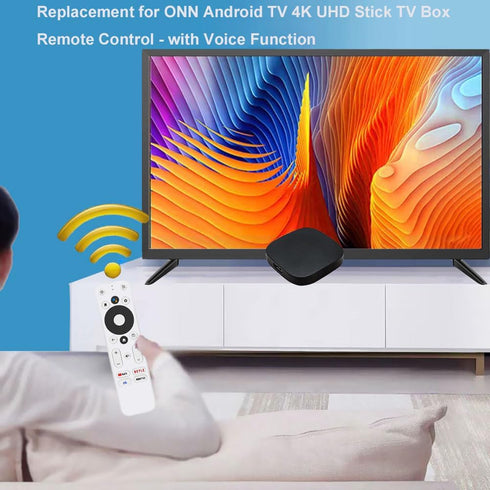 AieSHOP 4K 100024646 100026240, 4 Replacement Voice Remote Control for Onn Android TV FHD UHD Streaming Stick TV Box