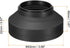 PATIKIL 55mm Camera Lens Hood, Rubber Collapsible Lens Protector Anti-Reflection Blocks Excess Sunlight Enhance Camera Photography for Nikon, for Fujifilm, for Pentax, for Leica