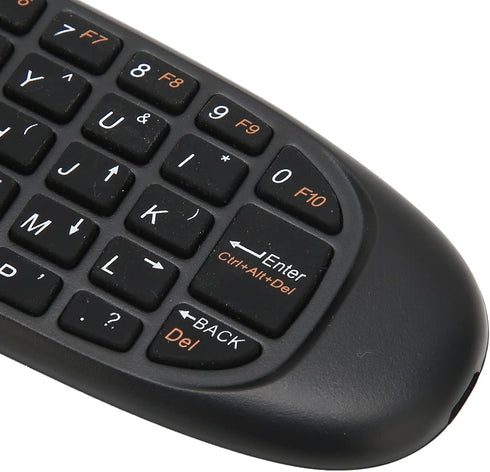 Universal TV Remote Air Mouse, 2.4GHz Mini Wireless Fly Mouse Keyboard with USB Receiver, Intelligent Anti Shake