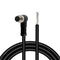 Lonlonty M8 Aviation Sensor Cable 6 Pin, 6.5Ft/2M Shielded Connector, Field Assembly M8 Connector A Coding Right Angle