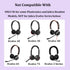Replacement Ear Pads for Jabra Headset, Foam Ear Cushions Compatible with Jabra Biz 1500, 1900, 2300, 2400