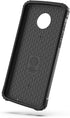 ENCASED Heavy Duty Moto Z4 Case, Military Grade Rugged Phone Protection Cover in Black
