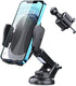 Generic Car Phone Holder with Suction Cup and Metal Hook, Compatible with All Smartphones