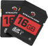 STEALTH CAM SD Card, High-Speed Data Transferring Storage for Game Trail Hunting, 16GB SD Card (2 Pack)