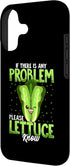 Vegetable Food Lover Apparel & Co. 17 Salad Lettuce Lover Design for Vegetarian - Please Lettuce Case for iPhone